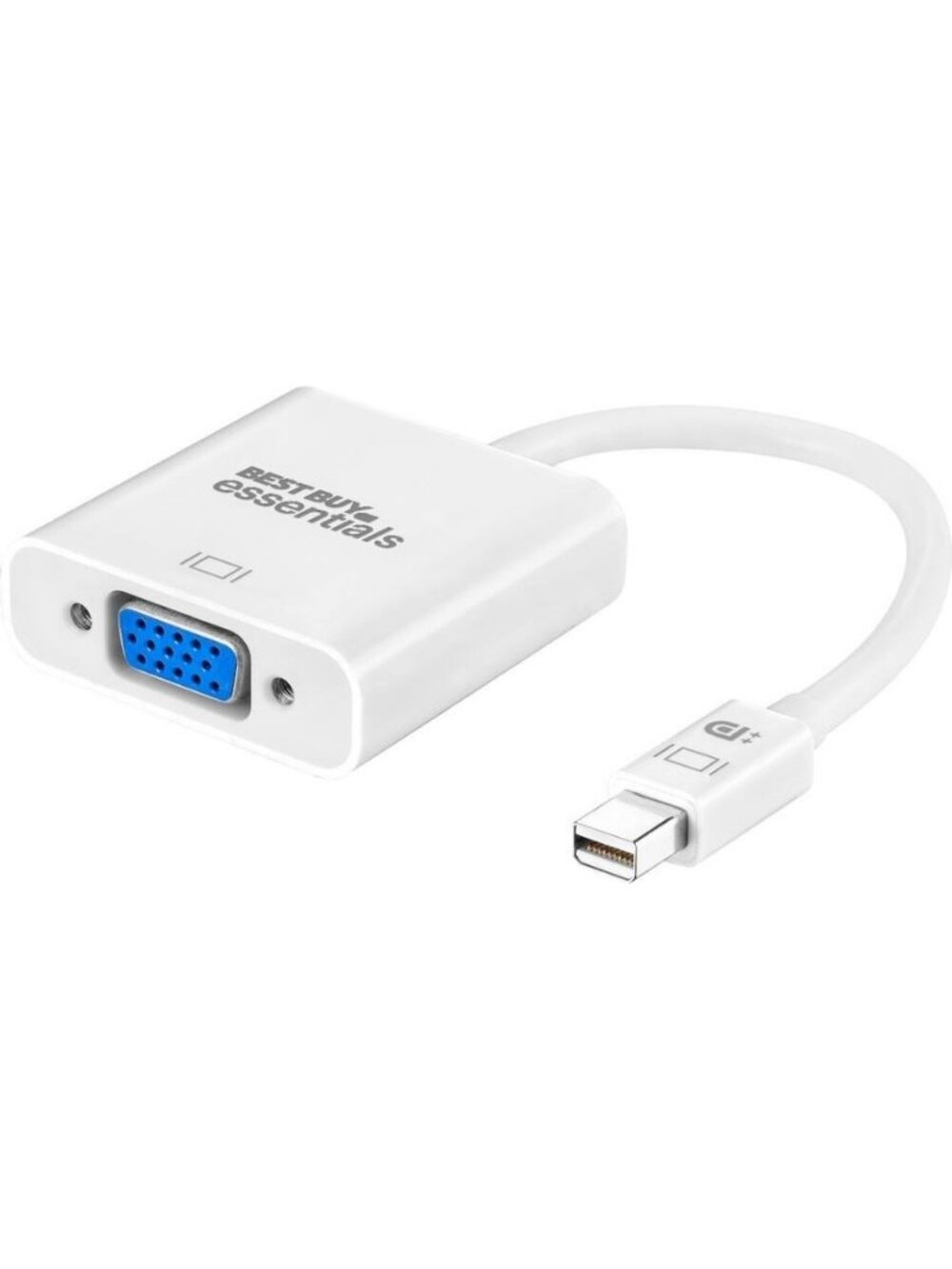 Best Buy essentials - Mini DisplayPort-to-VGA Adapter - White BE-PAMDVG